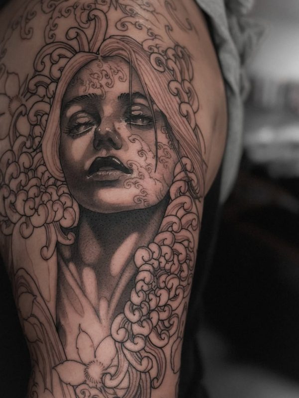 Ornate Female Portrait