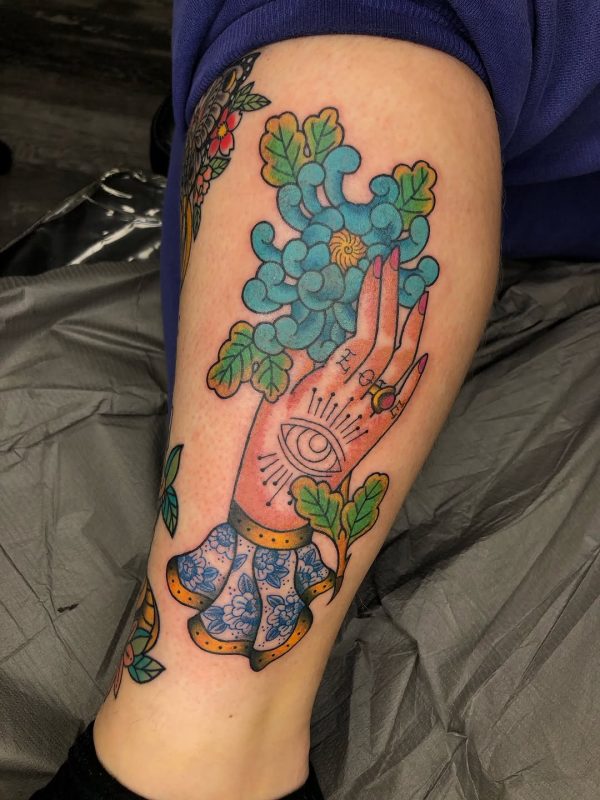 Hand with Flower