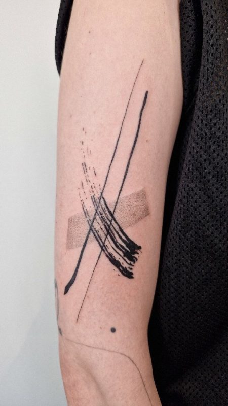 Abstract Brush Strokes