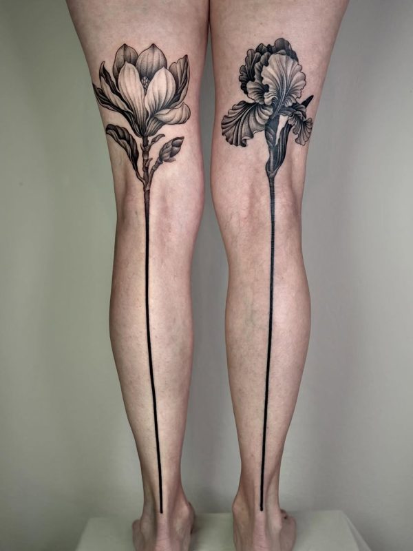 Floral Calf Stems
