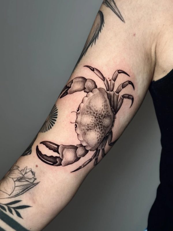 Dotwork Crab