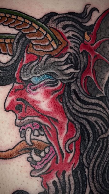 Oni Demon Face
