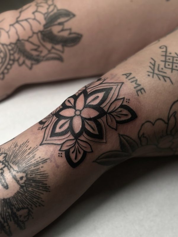 Blackwork Floral