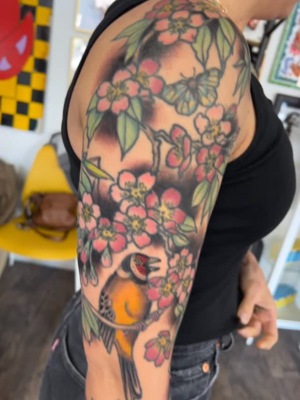 Bird and Blossoms