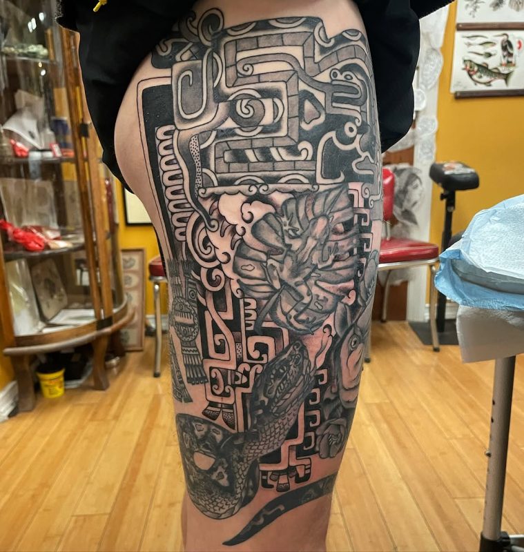 Tribal Snake Design