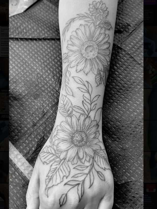 Floral Fine Line