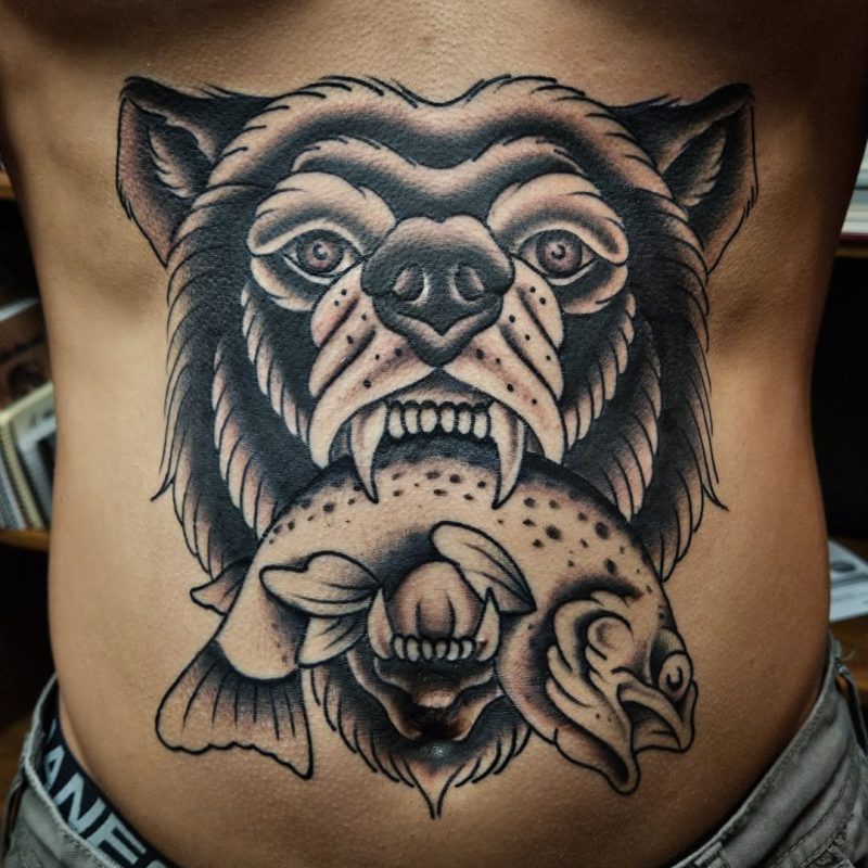 Bear with Fish
