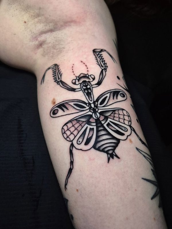 Blackwork Mantis
