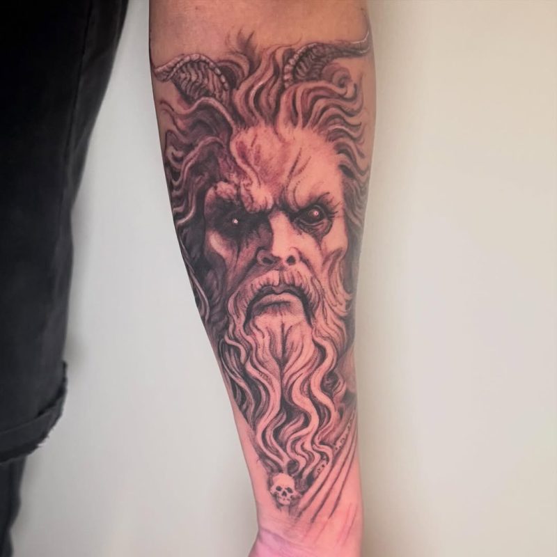 Mythic Horned Face