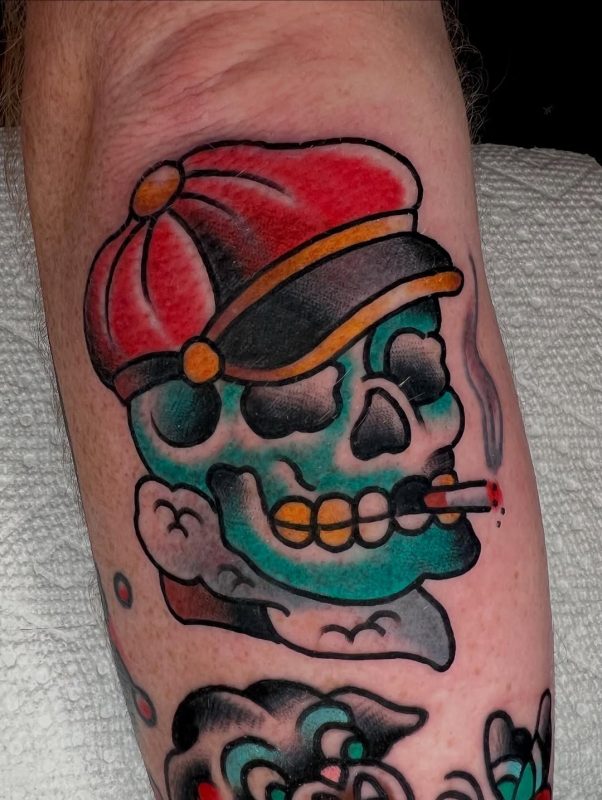 Smoking Skull