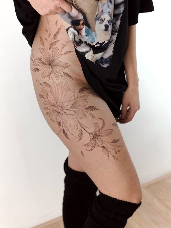 Floral Fine Line