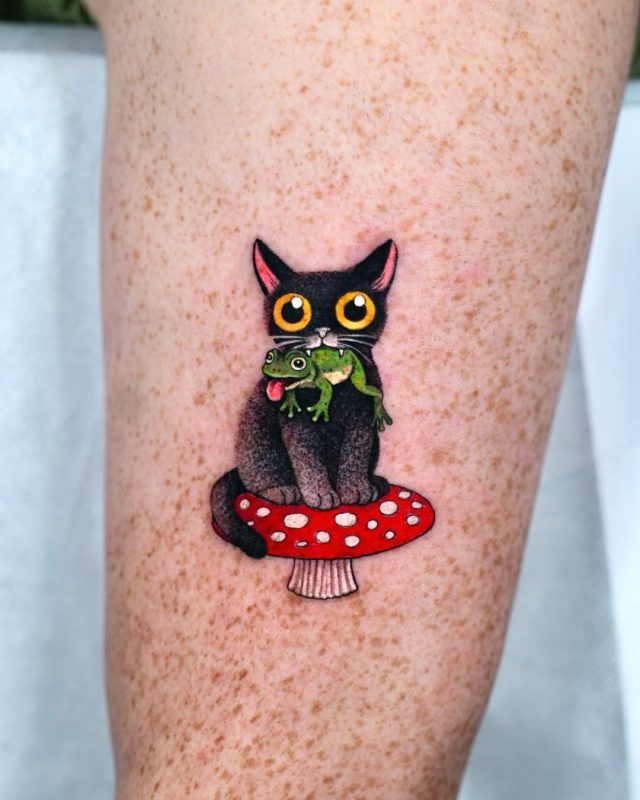 Cat Frog Mushroom
