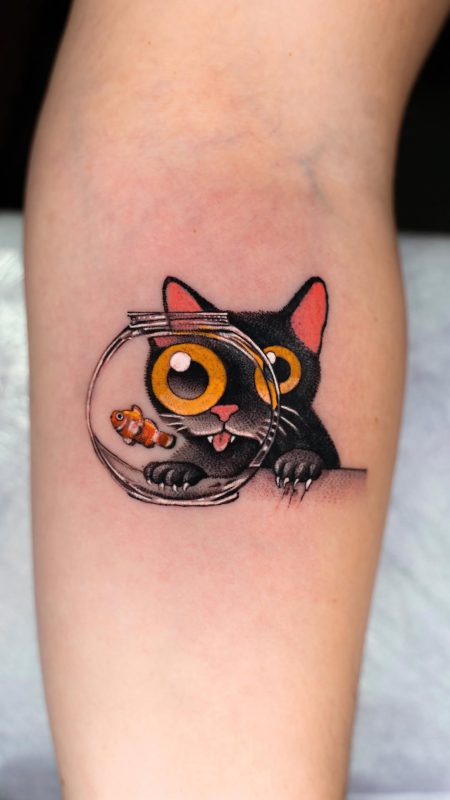 Cat Fishbowl