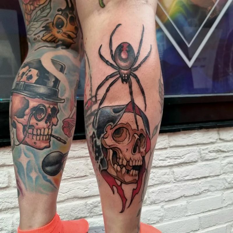 Skull and Spider