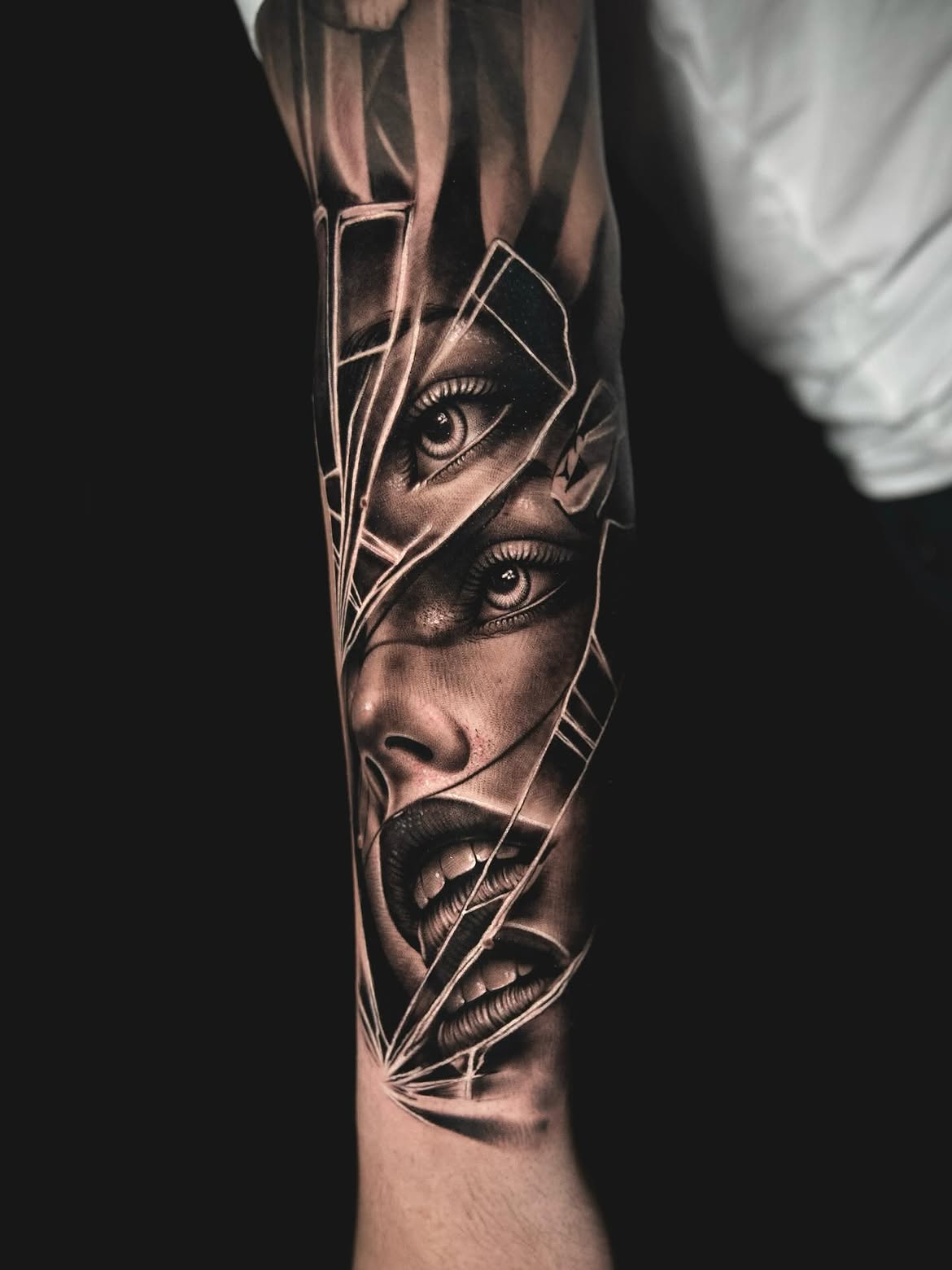 Shattered Face