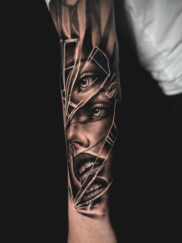 Shattered Face