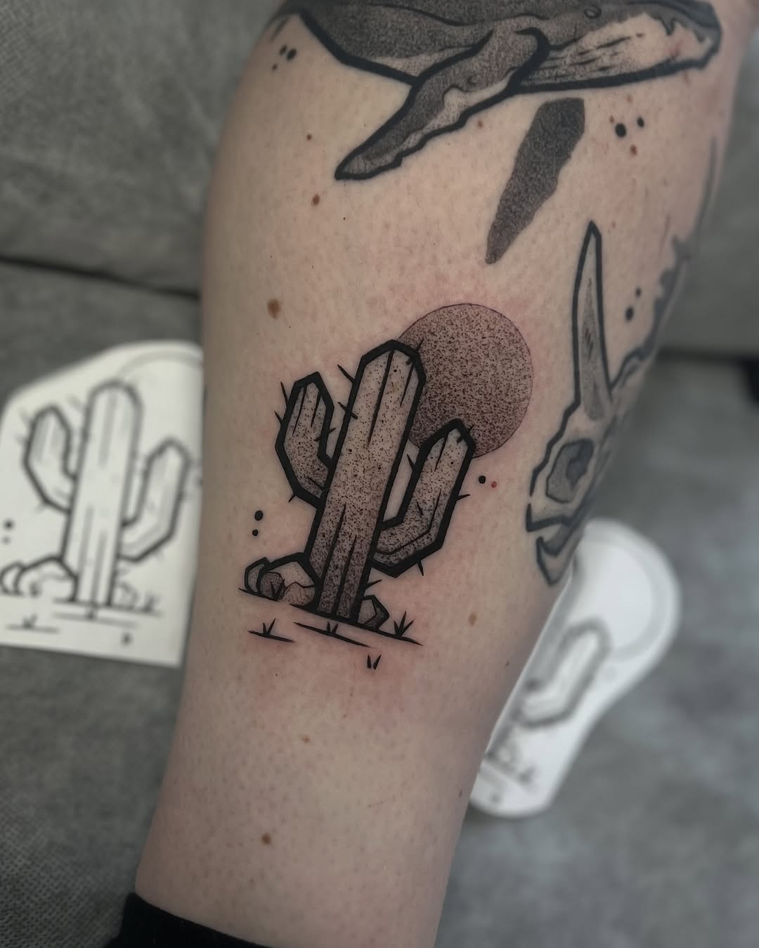 Dotwork Cactus