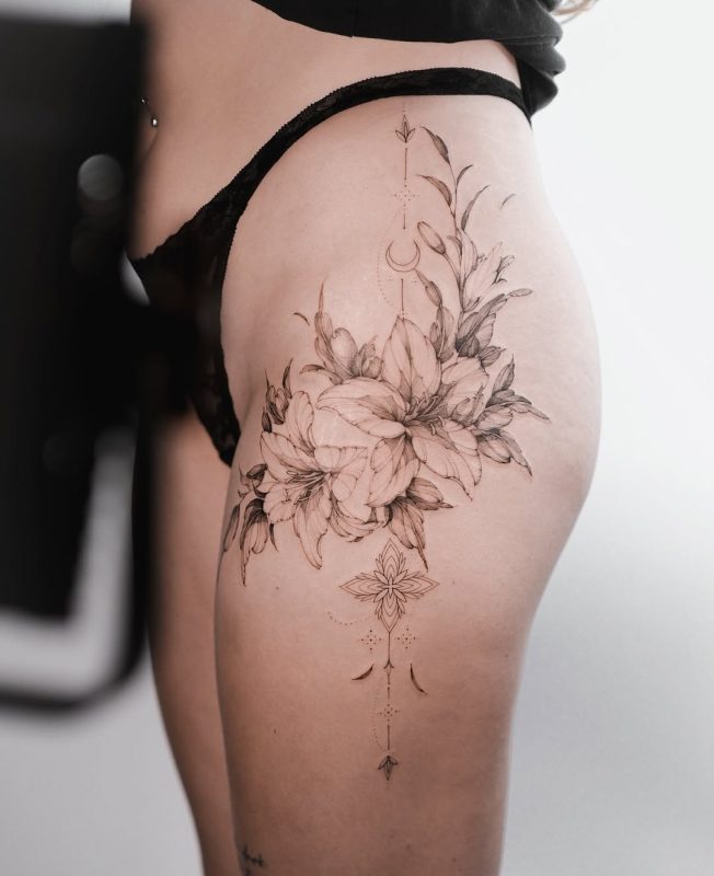 Floral Fine Line