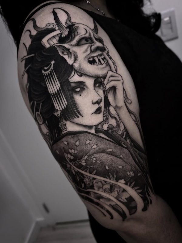 Geisha Oni Mask