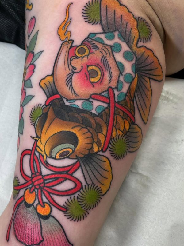 Koi and Tengu