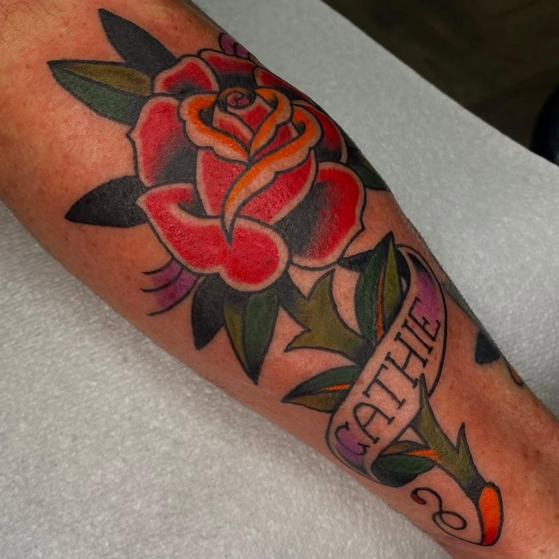 Traditional Rose Banner