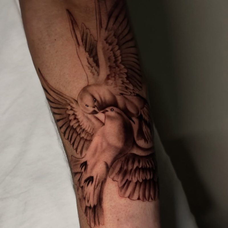 Flying Doves