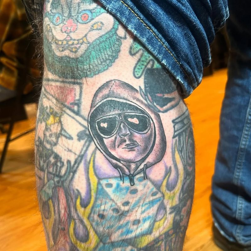 Hooded Dice Portrait