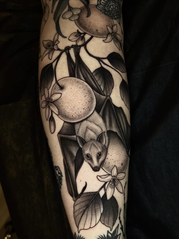 Bat and Blossoms