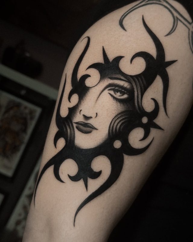 Blackwork Face