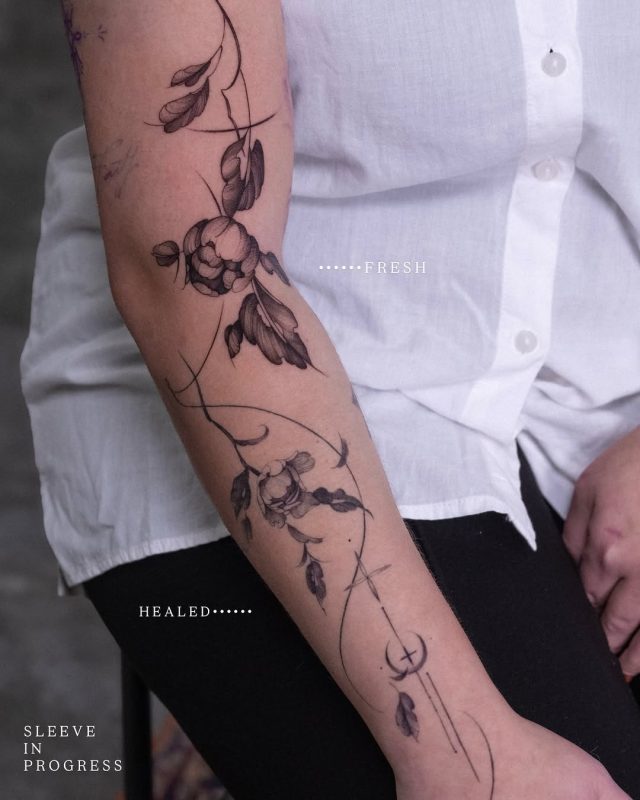 Floral Fine Line