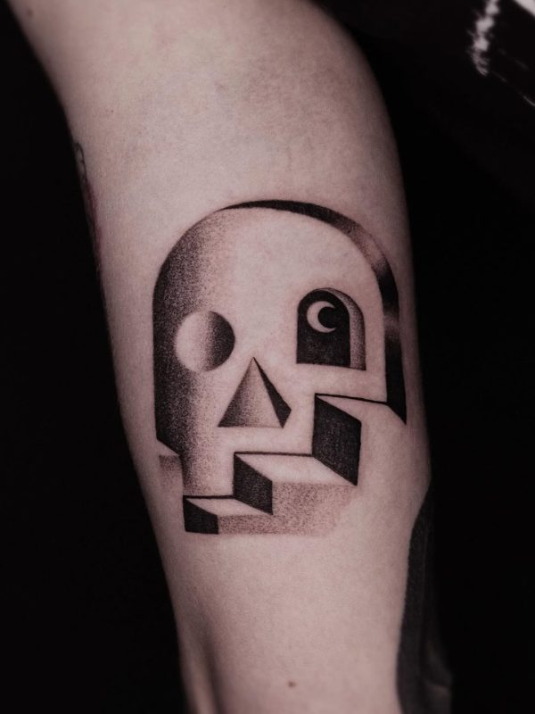Abstract Skull