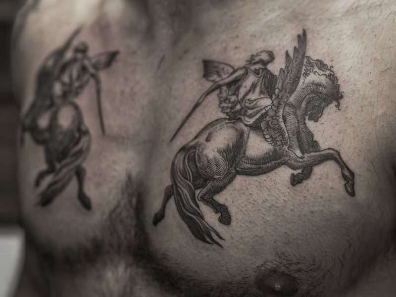 Engraved Pegasus