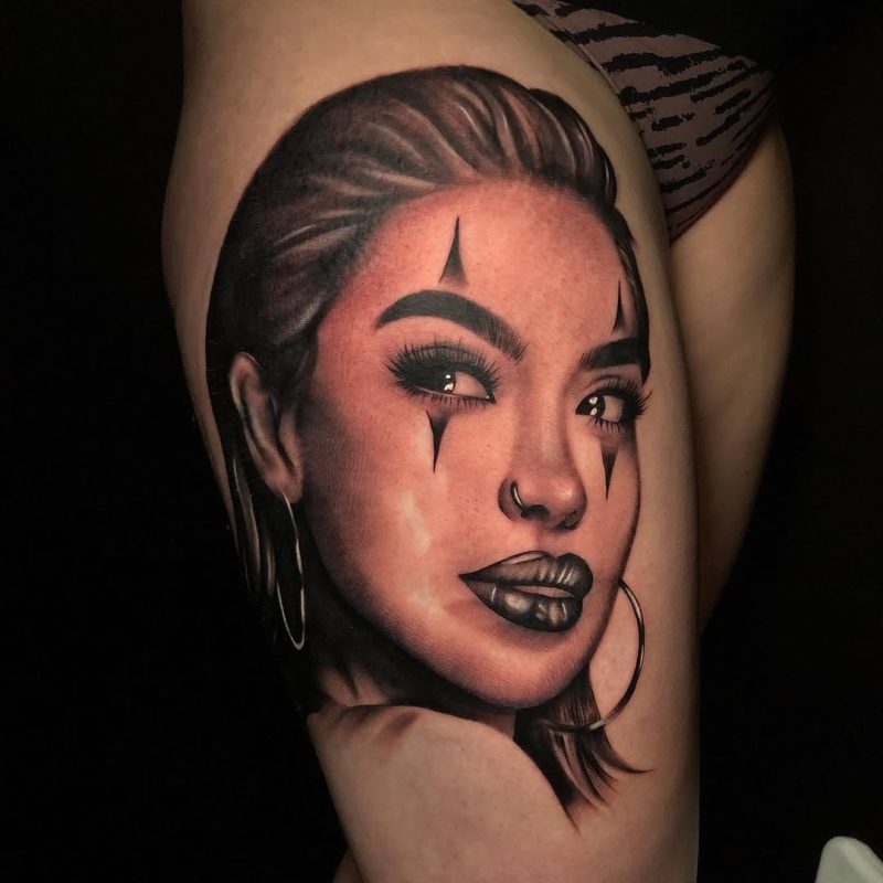 Clown Girl Portrait