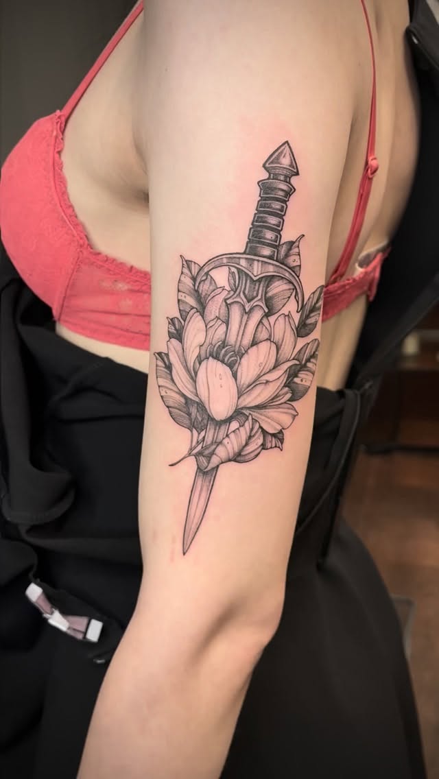 Dagger and Flower
