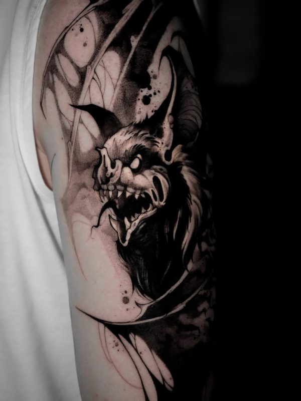 Dark Bat Head