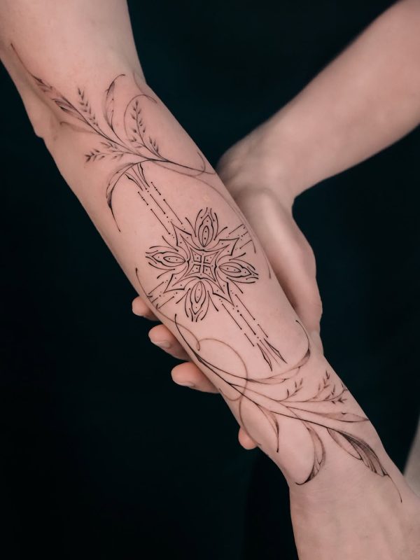Delicate Floral Mandala