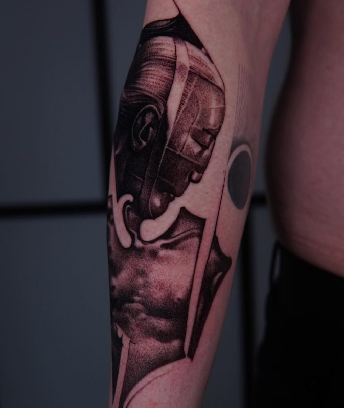 Abstract Robotic Figure