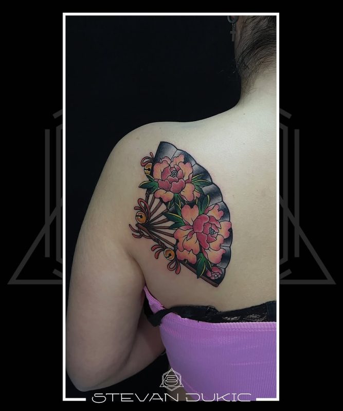 Floral Fan