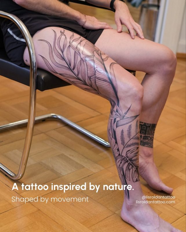 Botanical Leg Piece