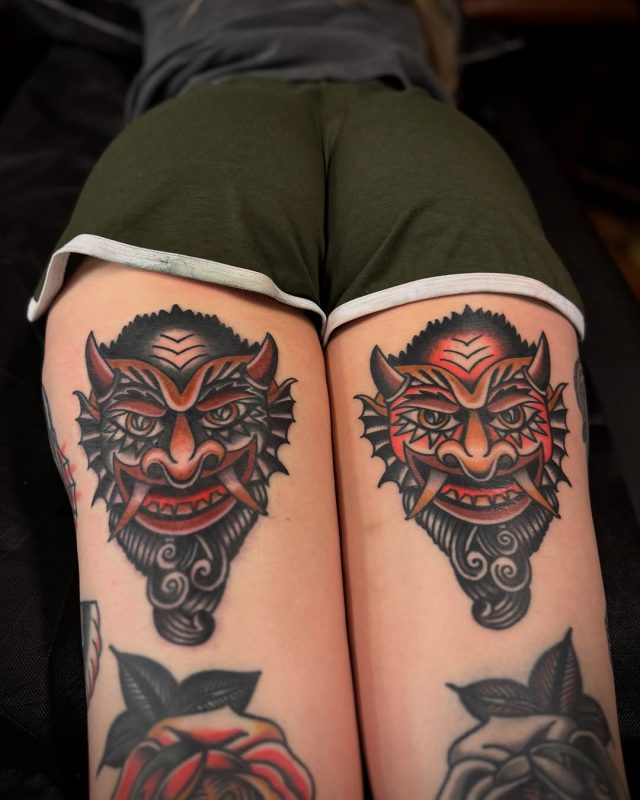 Devil Face Pair