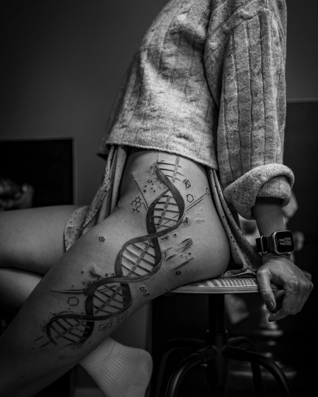 Abstract DNA Strand