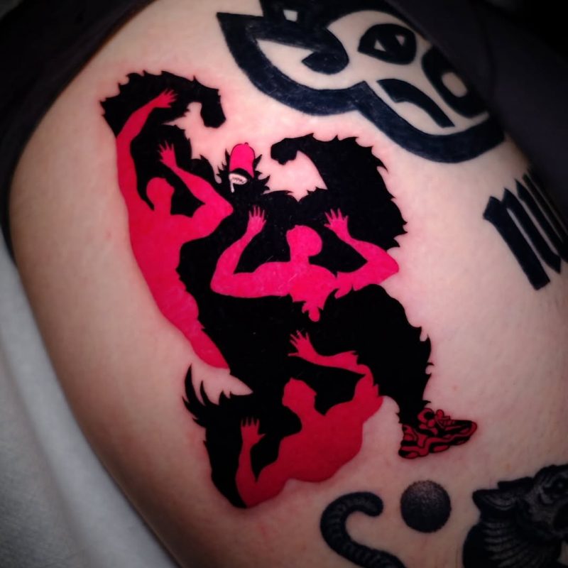 Red Black Figures