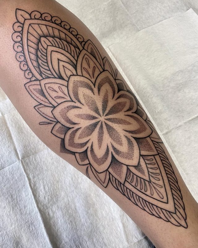 Dotwork Floral