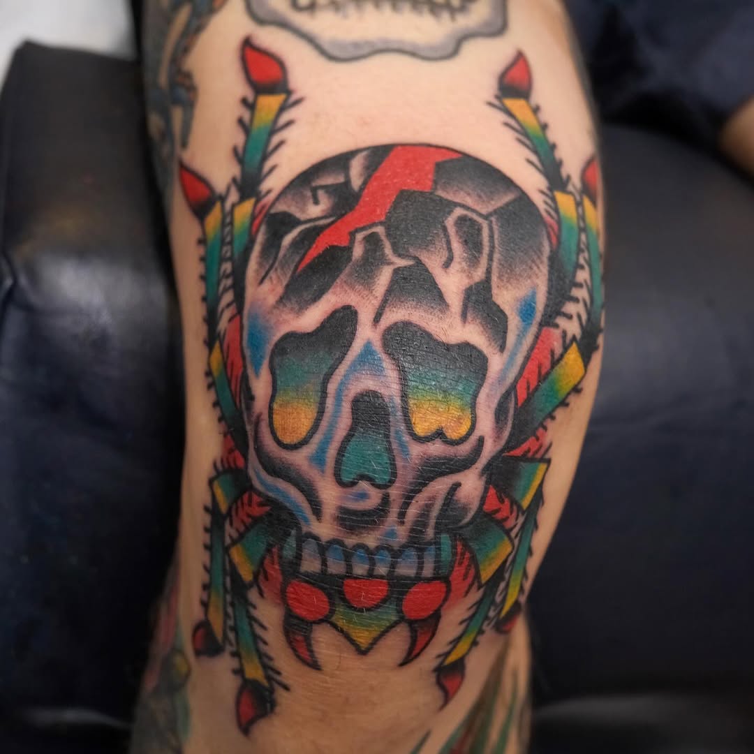 Colorful Skull Spider