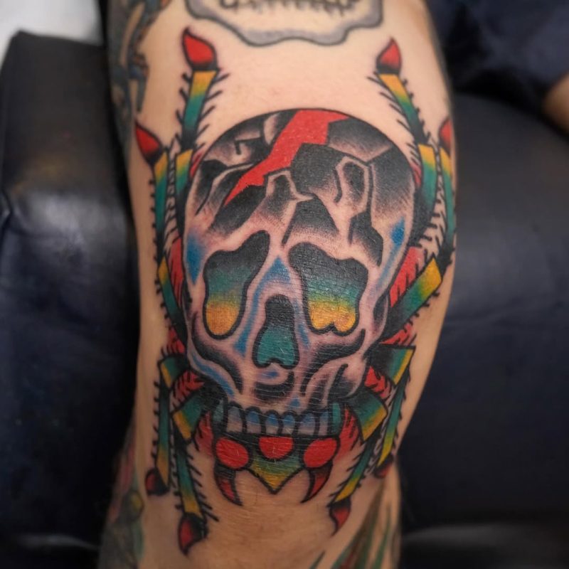 Colorful Skull Spider