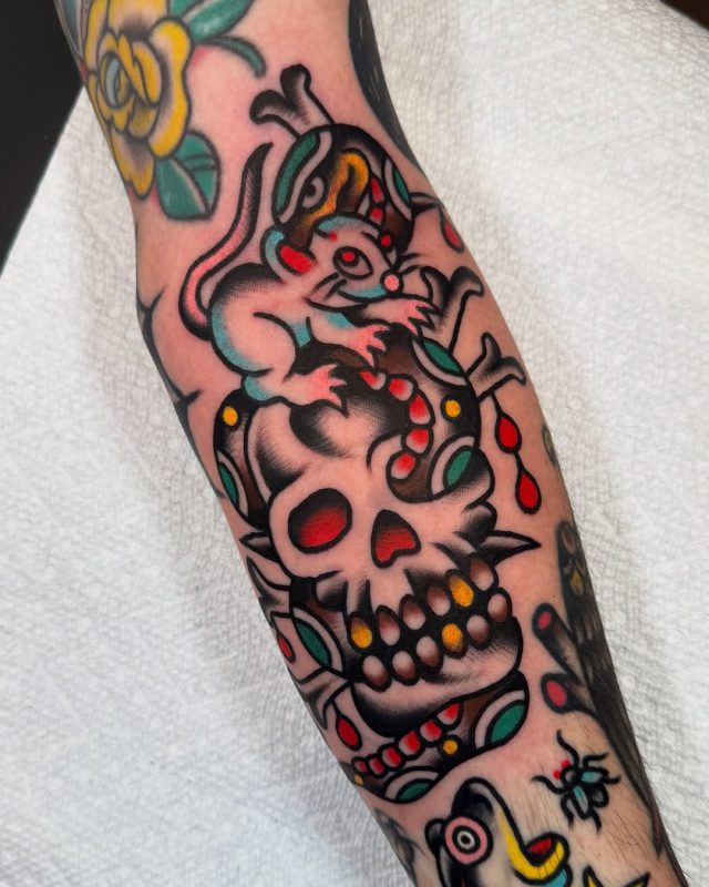 Skull and Rat