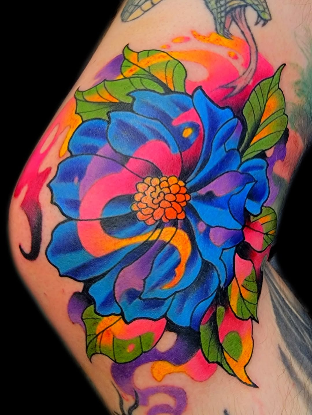 Vibrant Blue Flower