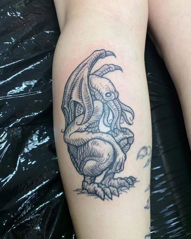 Cthulhu Etching