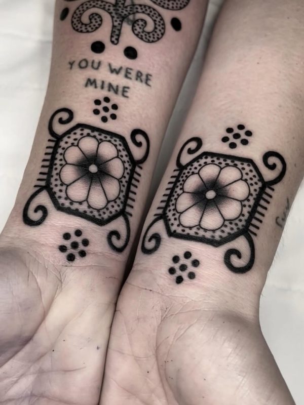 Blackwork Floral