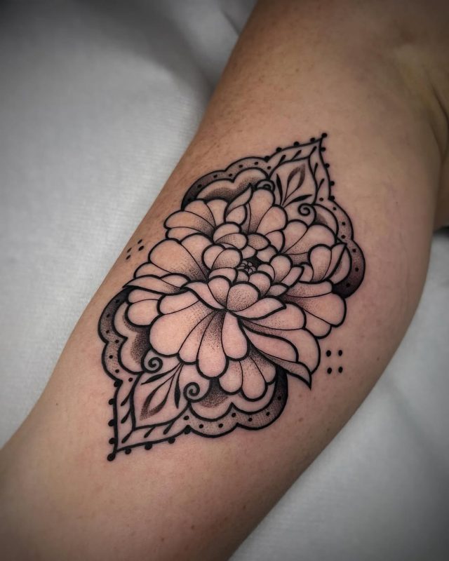 Dotwork Floral
